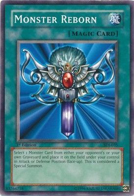 Monster Reborn - SDJ-035 - Common 1st Edition Starter Deck: Joey [SDJ] 1st Edition Singles