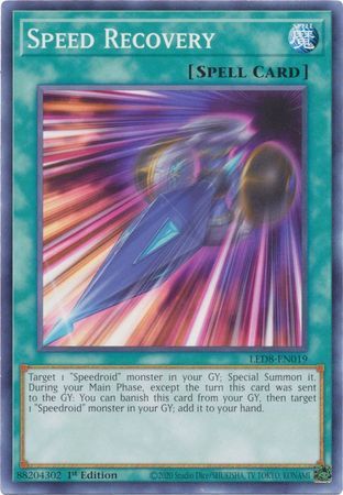 Speed Recovery - LED8-EN019 - Common 1st Edition Legendary Duelists: Synchro Storm 1st Edition Singles (espanol)