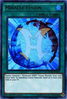 Miracle Fusion - DUPO-EN055 - Ultra Rare 1st Edition Duel Power 1st Edition Singles