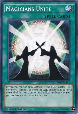 Magicians Unite - BP03-EN152 - Common 1st Edition Battle Pack 3: Monster League 1st Edition Singles