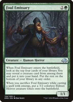 Foul Emissary 158/205 - Eldritch Moon (EMN) (Español)
