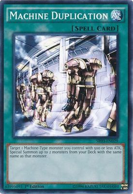 Machine Duplication - SR03-EN029 - Common 1st Edition Structure Deck: Machine Reactor 1st Edition Singles