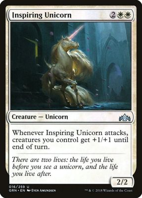 Inspiring Unicorn 016/259 - Guilds of Ravnica (GRN) (Español)