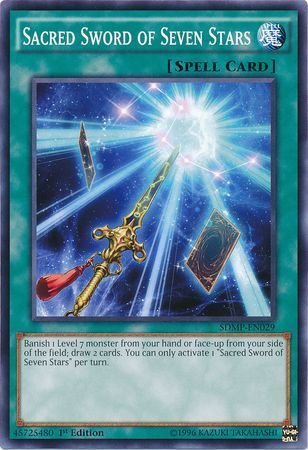 Sacred Sword of Seven Stars - SDMP-EN029 - Common 1st Edition Structure Deck: Master of Pendulum Singles