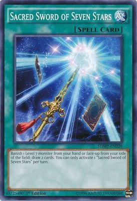 Sacred Sword of Seven Stars - SDMP-EN029 - Common 1st Edition Structure Deck: Master of Pendulum Singles