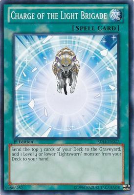 Charge of the Light Brigade - SDLI-EN027 - Common 1st Edition Structure Deck: Realm of Light 1st Edition Singles