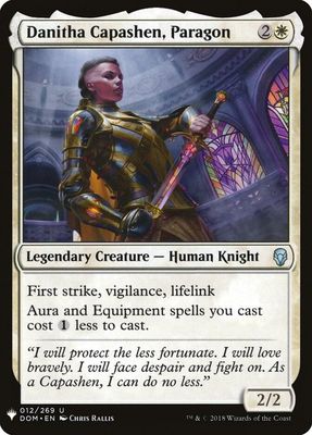 Danitha Capashen, Paragon 012/269 - The List Reprints (LIST)