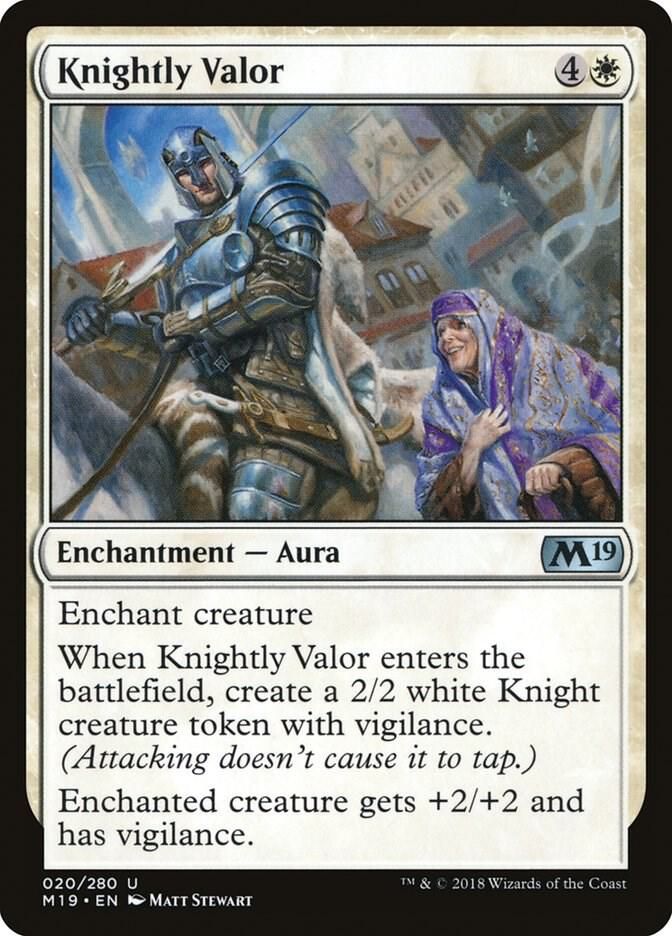Knightly Valor  020/280 - Core Set 2019 (M19)