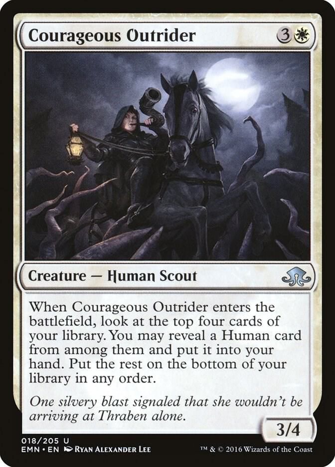 Courageous Outrider 018/205 - Eldritch Moon (EMN) (Español)