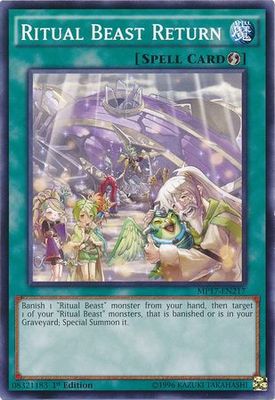 Ritual Beast Return - MP17-EN217 - Common 1st Edition 2017 Mega-Tins 1st Edition Singles