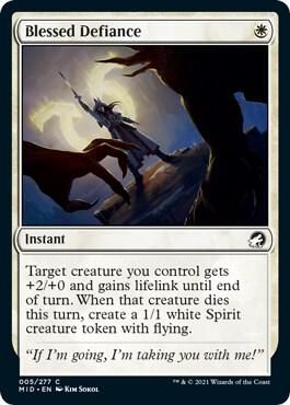 Blessed Defiance 005/277 - Innistrad: Midnight Hunt (MID)