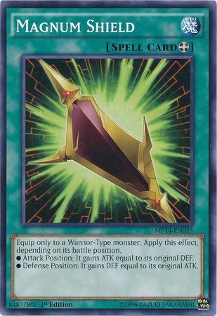 Magnum Shield - MP14-EN035 - Common 1st Edition Yu-Gi-Oh! 2014 Mega-Tins Singles (espanol)