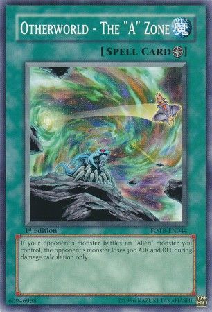 Otherworld - The &#39;&#39;A&#39;&#39; Zone - FOTB-EN044 - Common 1st Edition Force of the Breaker [FOTB] 1st Edition Singles