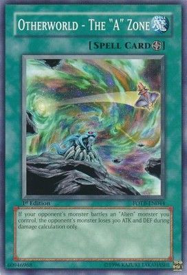 Otherworld - The &#39;&#39;A&#39;&#39; Zone - FOTB-EN044 - Common 1st Edition Force of the Breaker [FOTB] 1st Edition Singles