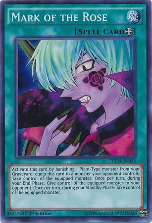 Mark of the Rose - FUEN-EN054 - Super Rare 1st Edition Fusion Enforcers 1st Edition Singles (espanol)