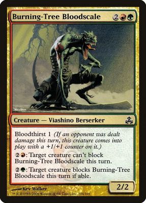 Burning-Tree Bloodscale 104/165 - Guildpact (GPT)