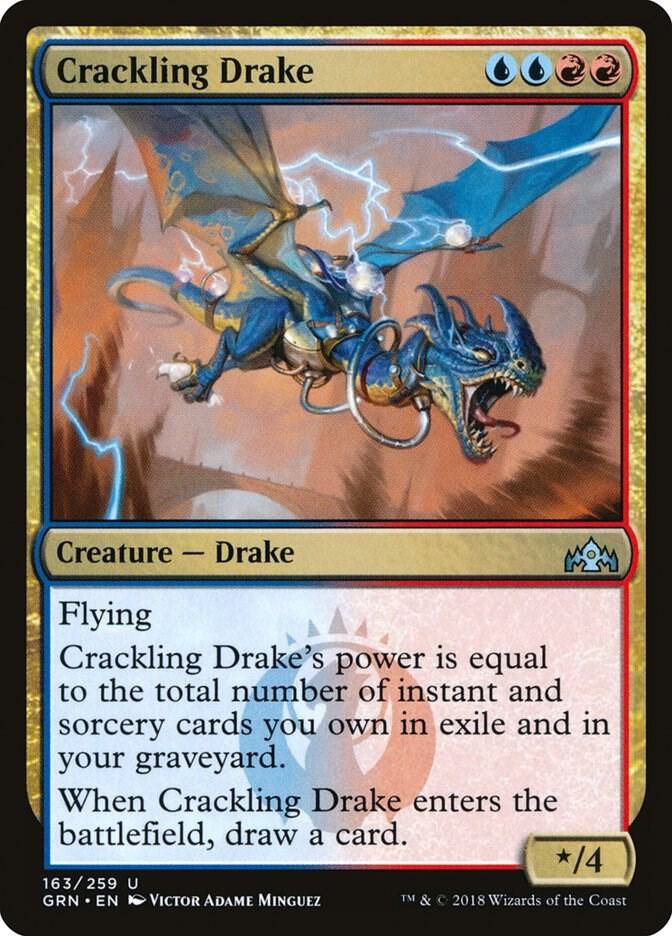 Crackling Drake 163/259 - Guilds of Ravnica (GRN)