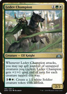 Ledev Champion 186/259 - Guilds of Ravnica (GRN) (Español)