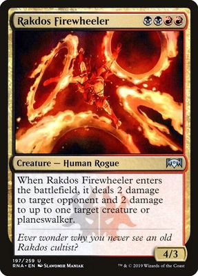 Rakdos Firewheeler 197/259 - Ravnica Allegiance (RNA)