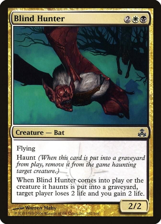 Blind Hunter  102/165 - Guildpact (GPT)