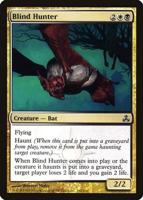 Blind Hunter  102/165 - Guildpact (GPT)