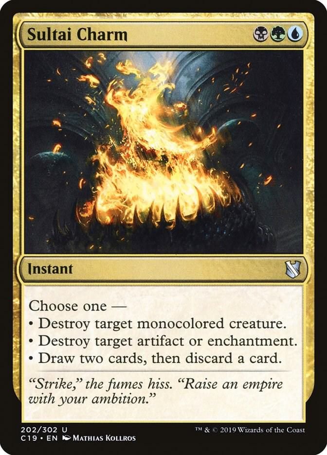 Sultai Charm 204/269 - Commander 2019 (C19) (Español)