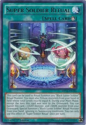 Super Soldier Ritual - MP16-EN146 - Rare 1st Edition Yu-Gi-Oh! 2016 Mega-Tins 1st Edition Singles (espanol)