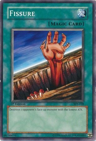 Fissure - SDJ-028 - Common 1st Edition Starter Deck: Joey [SDJ] 1st Edition Singles