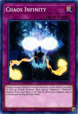 Chaos Infinity - LED7-EN030 - Common 1st Edition Legendary Duelists: Rage of Ra 1st Edition Singles