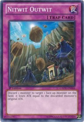 Nitwit Outwit - GAOV-EN066 - Common 1st Edition Galactic Overlord 1st Edition Singles (espanol)