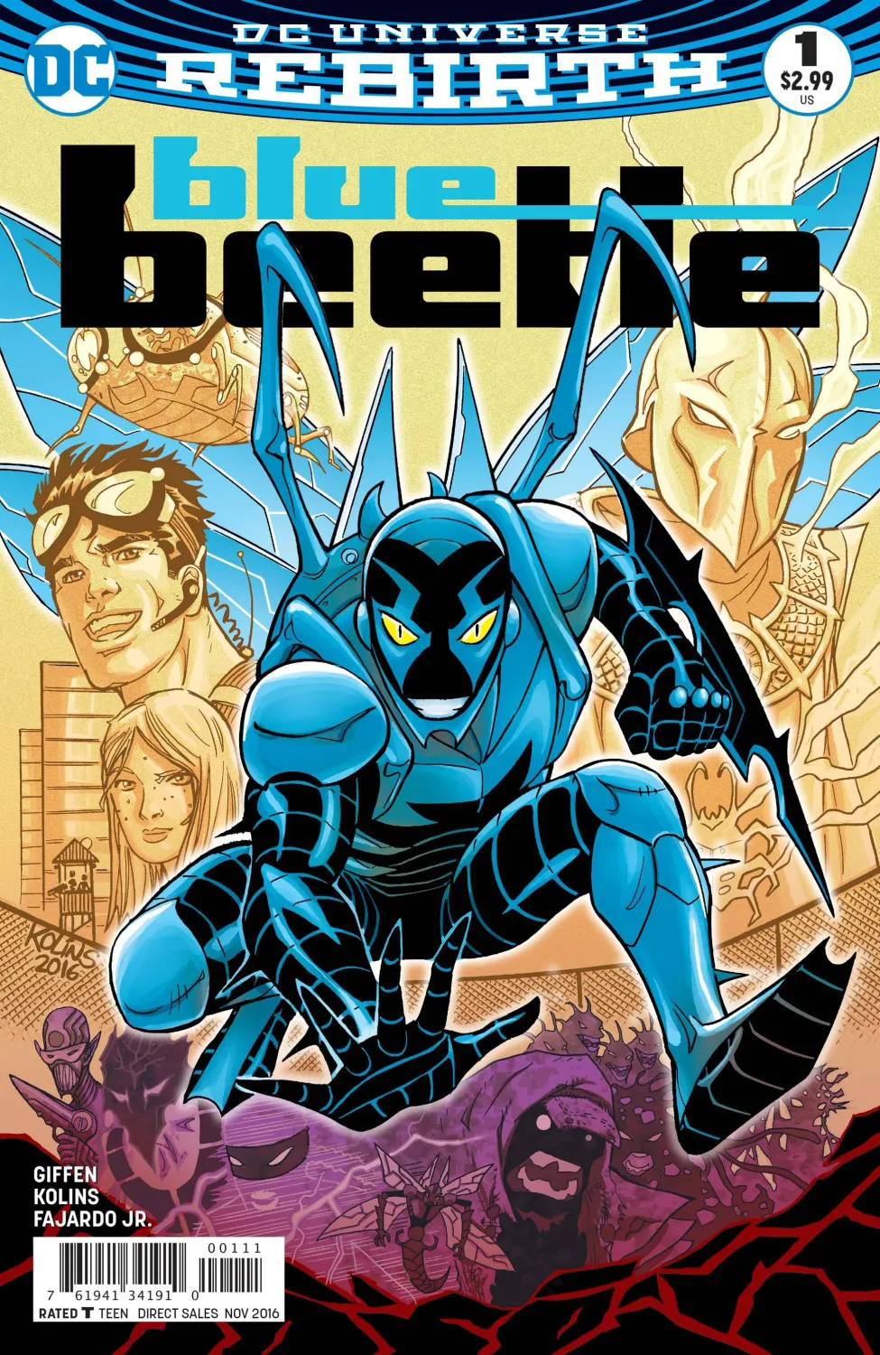 SH Blue Beetle Comic Issue 1 DC Rebirth Ingles