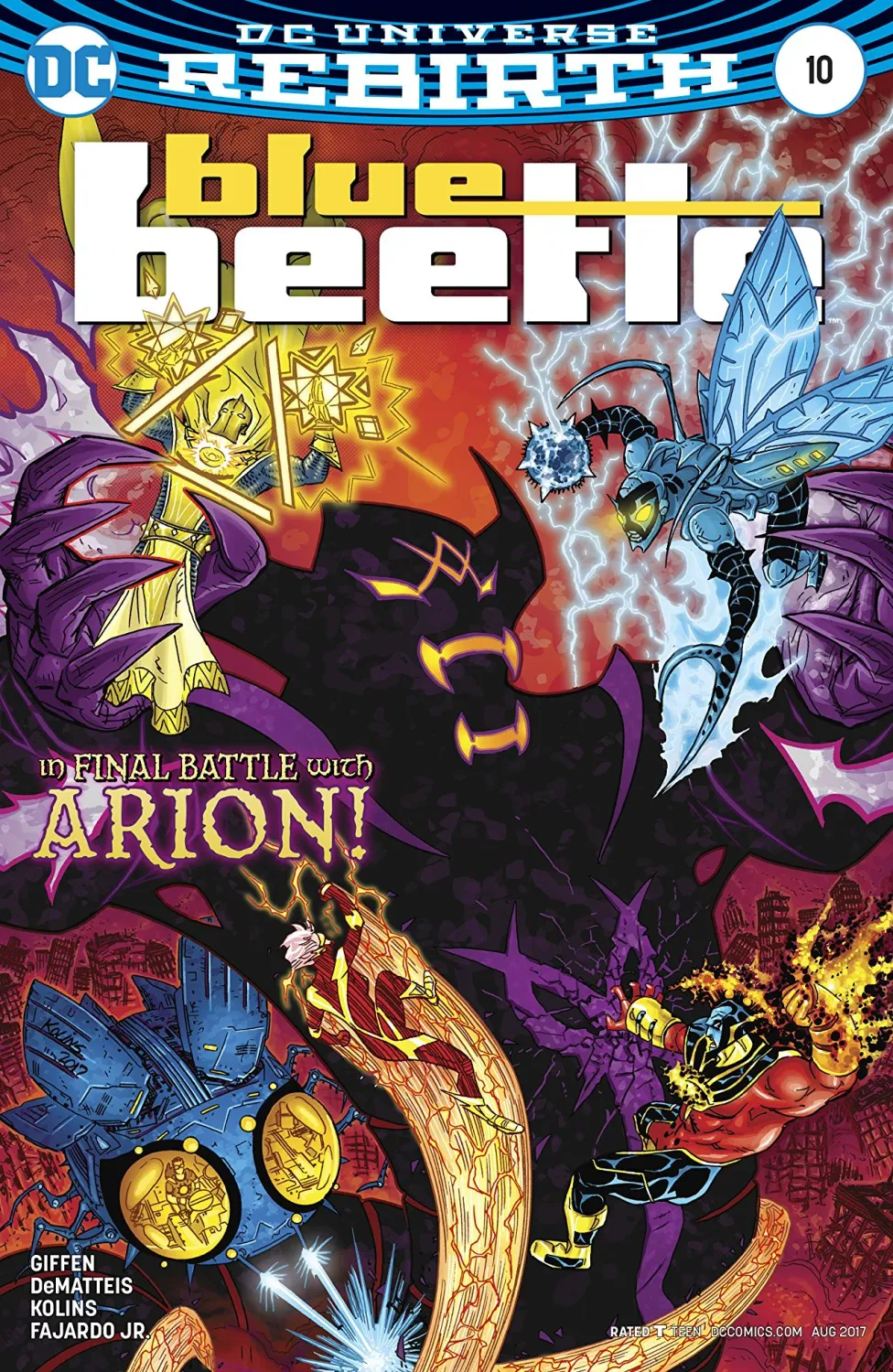 SH Blue Beetle Comic Issue 10 DC Rebirth Ingles