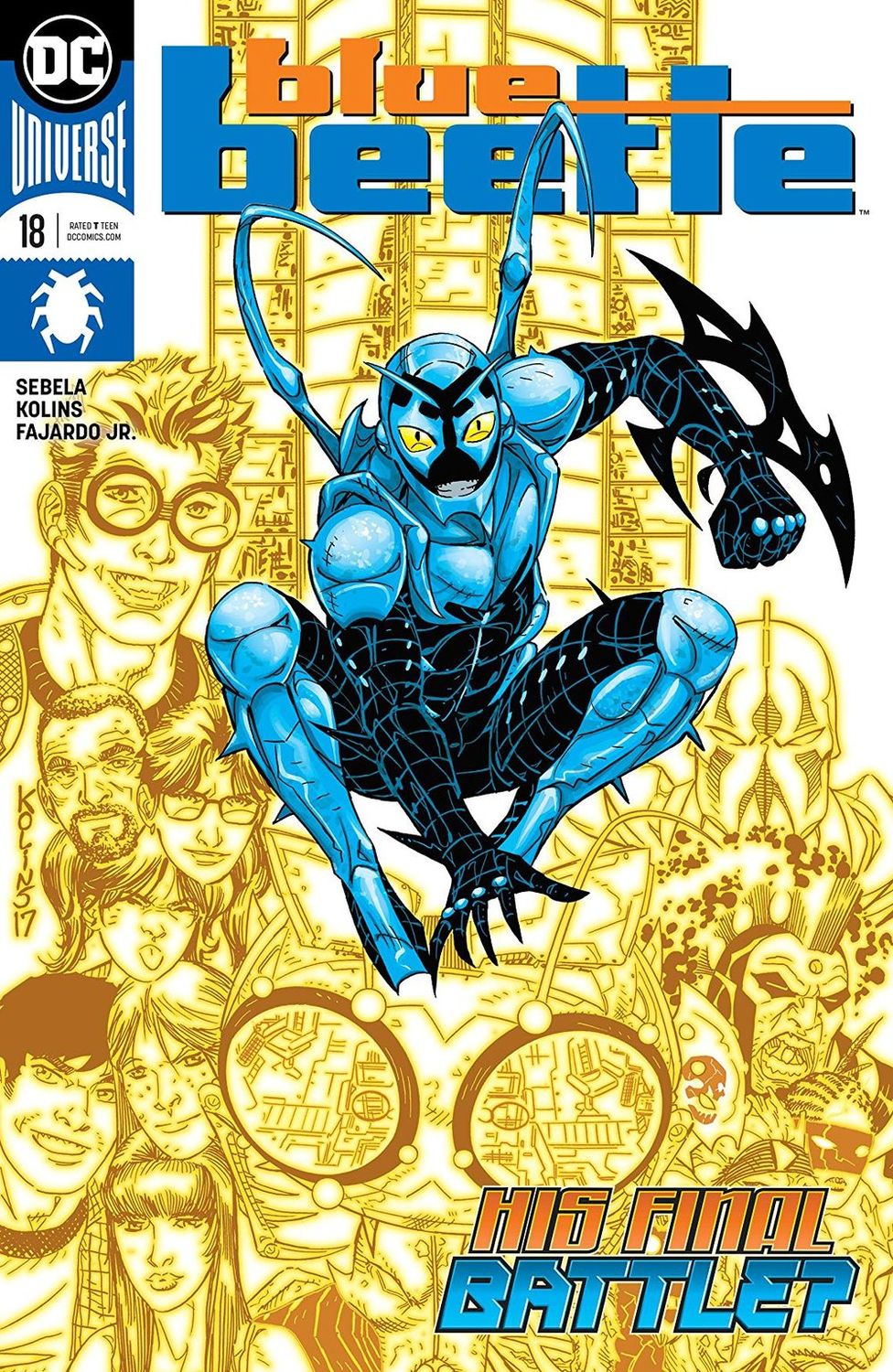 SH Blue Beetle Comic Issue 18 DC Rebirth Ingles