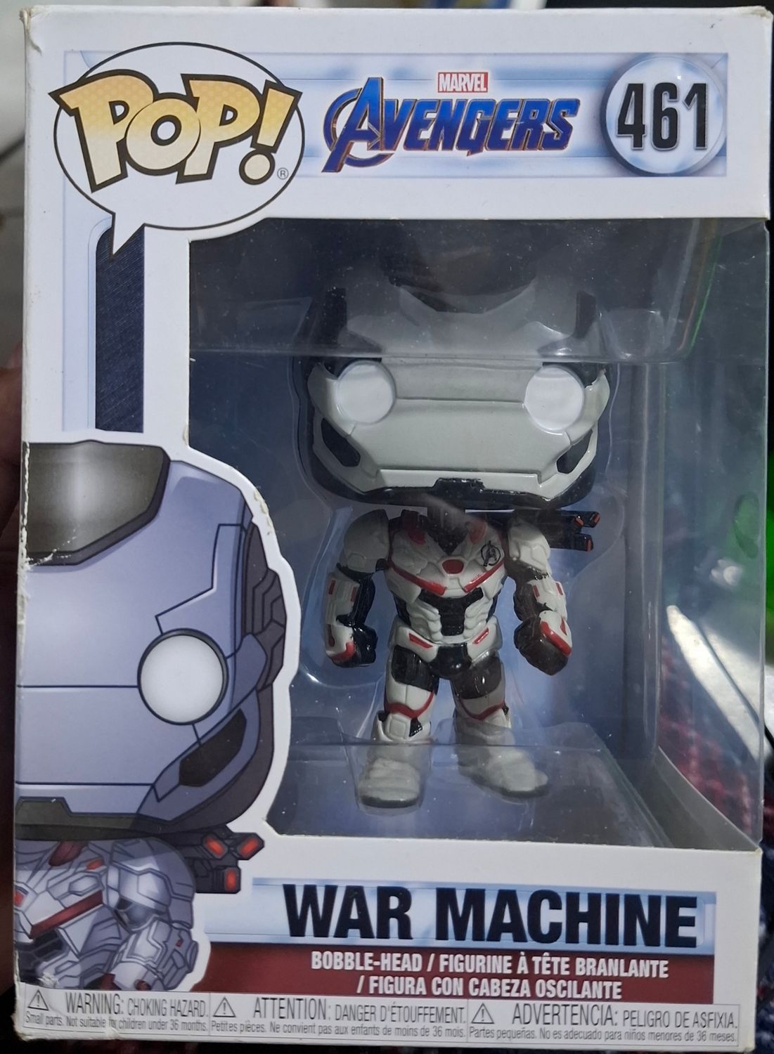 SH8 War Machine Figura Funko Pop Avengers Figura *Caja Danado*