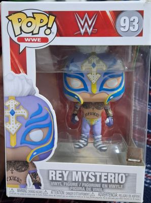 SH8 Rey Mysterio Figura Funko Pop WWE Luchador Figura *Caja Danada*