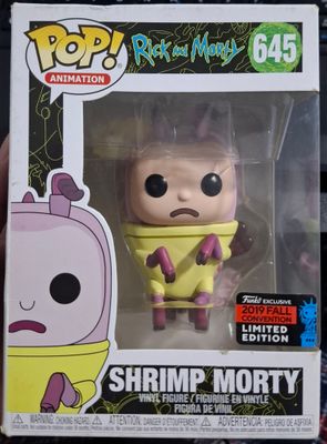 SH9 Shrimp Morty Figura Funko Pop Rick and Morty Figura  *Caja Danada*