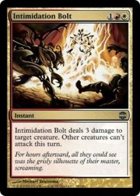 Intimidation Bolt 99/145- Alara Reborn Singles (espanol)