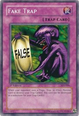 Fake Trap - SDJ-049 - Common 1st Edition Starter Deck: Joey [SDJ] 1st Edition Singles