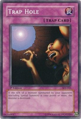 Trap Hole - SDJ-043 - Common 1st Edition Starter Deck: Joey [SDJ] 1st Edition Singles