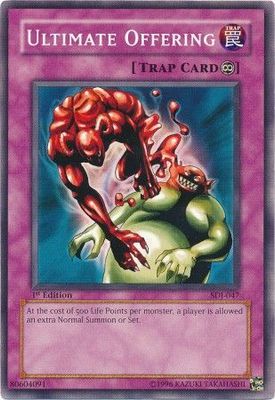 Ultimate Offering - SDJ-047 - Common 1st Edition Starter Deck: Joey [SDJ] 1st Edition Singles