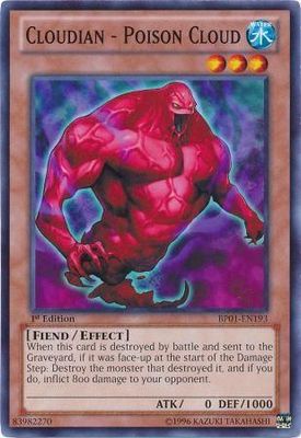 Cloudian - Poison Cloud - BP01-EN193 - Common 1st Edition Battle Pack: Epic Dawn 1st Edition Singles