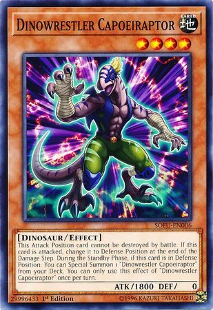 Dinowrestler Capoeiraptor - SOFU-EN006 - Common 1st Edition Soul Fusion 1st Edition Singles