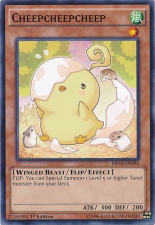 Cheepcheepcheep - MP14-EN090 - Common 1st Edition Yu-Gi-Oh! 2014 Mega-Tins Singles