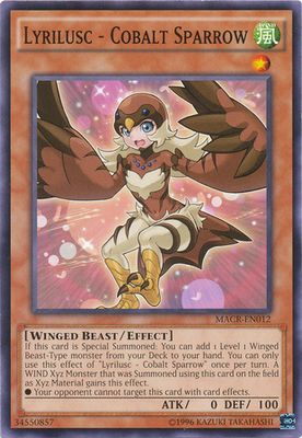 Lyrilusc - Cobalt Sparrow - MACR-EN012 - Common Unlimited Maximum Crisis Unlimited Singles