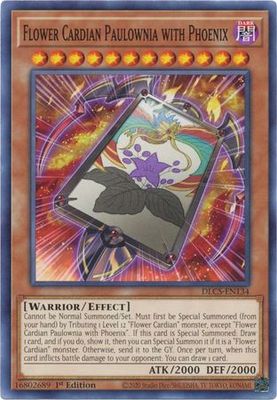 Flower Cardian Paulownia with Phoenix - DLCS-EN134 - Common 1st Edition Dragons of Legend The Complete Series 1st Edition Singles