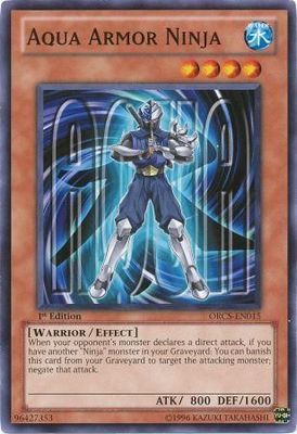 Aqua Armor Ninja - ORCS-EN015 - Common 1st Edition Order of Chaos 1st Edition Singles (espanol)