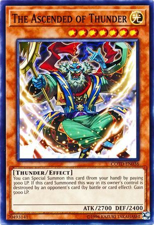 The Ascended of Thunder - COTD-EN036 - Common Unlimited Code of the Duelist Unlimited Singles