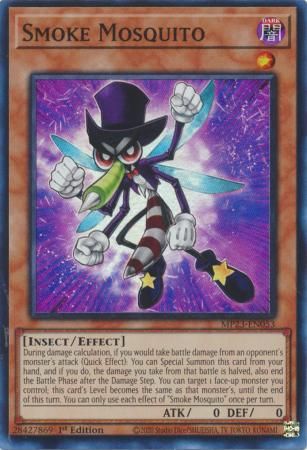 Smoke Mosquito - MP23-EN053 - Super Rare 1st Edition Mega Tin 2023 Dueling Heroes Singles (espanol)