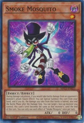 Smoke Mosquito - MP23-EN053 - Super Rare 1st Edition Mega Tin 2023 Dueling Heroes Singles (espanol)