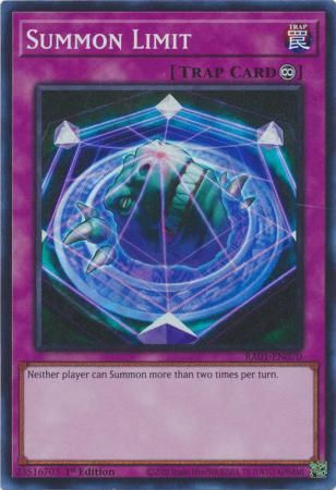 Summon Limit - RA01-EN070 - Super Rare 25th Anniversary Rarity Collection Singles